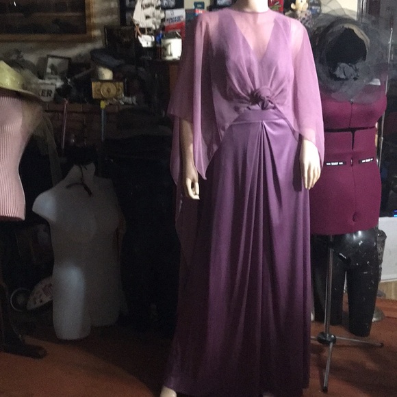 Vintage evening gown Dress - Picture 2 of 8